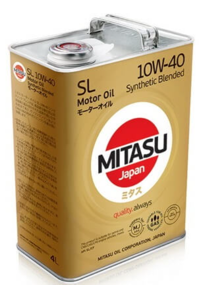 Купить MITASU MOTOR OIL SL 10W40 MJ-124(4L) MITASU OIL в Алматы ...